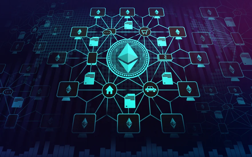 Design Gráfico Representa Ecossistema Etherium
