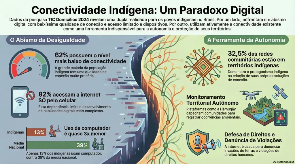 Conectividade indígena: Um paradoxo digital 1 Conectividade Indígena Um Paradoxo Digital